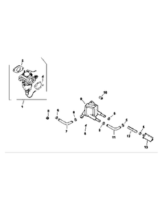 Cv25-69558 Fuel System Diagram and Parts List for M60-KH 53AB5BAX150-25-HP Cub Cadet Lawn Tractor